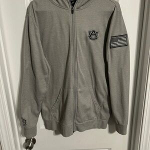 Colosseum Auburn OHT Gray Men's Zip-Up Jacket